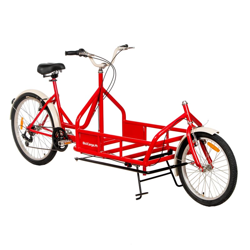 Bicicleta de carga Roja Rodada 24” y 20