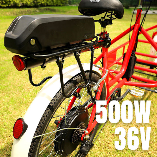 Bicicleta de carga con kit eléctrico 500W 36V 10AH