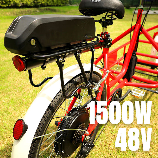 Bicicleta de carga con kit eléctrico 1500W 48V 10AH